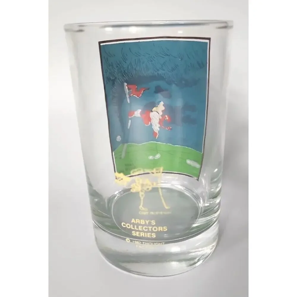 1982 Thought Factory Gary Patterson Dedication Arby's Collectors Series GlassU94